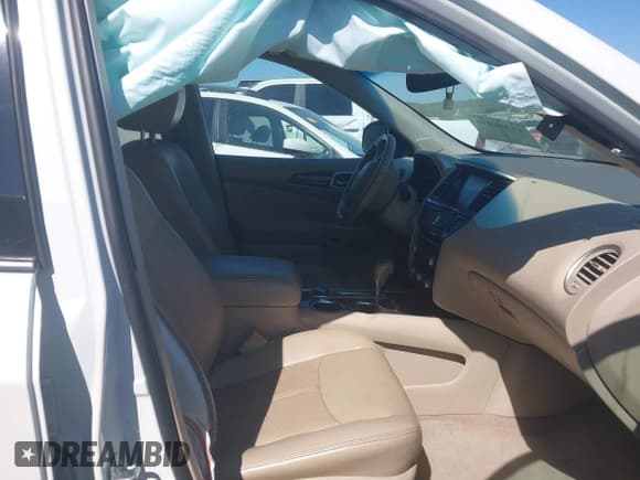 ✅ 2015 Nissan Pathfinder Platinum • VIN: 5N1AR2MM0FC710098 • Lot: 43346037. Listed on IAAI with 11 mi. Free auction sales archive from the USA and detailed vehicle history report at DreamBid. Image 5.