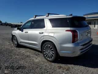 2023 Hyundai Palisade Calligraphy z VIN KM8R7DGE5PU635421, wystawiony jako Copart lot #87376455 z przebiegiem 76 221 mil mil oraz Szkoda całkowita • Salvage title. Historia ofert i sprzedaży dostępna na DreamBid. Obrazek 2.