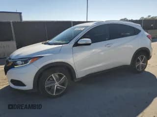 ✅ 2022 Honda HR-V EX • VIN: 3CZRU6H59NM760845 • Лот: 91197855. Опубликован ранее на Copart с пробегом 28 132 миль. Бесплатный доступ к архиву аукционных продаж из США и подробный отчёт об истории автомобиля на DreamBid. Изображение 1.