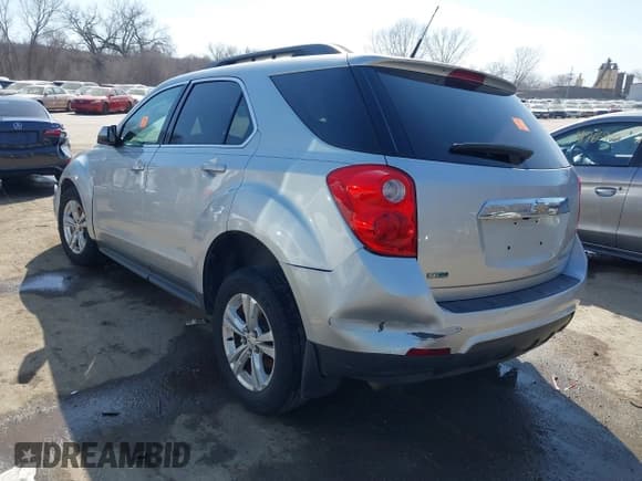 ✅ 2012 Chevrolet Equinox 1LT • VIN: 2GNALDEK7C1163564 • Lot: 41704695. Listed on IAAI with 45,787 mi. Free auction sales archive from the USA and detailed vehicle history report at DreamBid. Image 3.