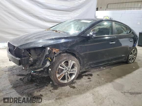 2017 Hyundai Elantra Limited with VIN KMHD84LFXHU207139, listed as a Copart auction lot 86726525 with 132,023 mi miles and Salvage title. Bid and sale history available at DreamBid. Image 1.