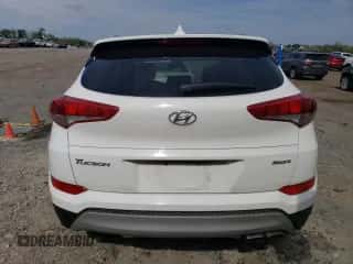 2018 Hyundai Tucson Sport with VIN KM8J33AL8JU805546, listed as a Copart auction lot 81668185 with 151,496 mi miles and Salvage title. Bid and sale history available at DreamBid. Image 6.