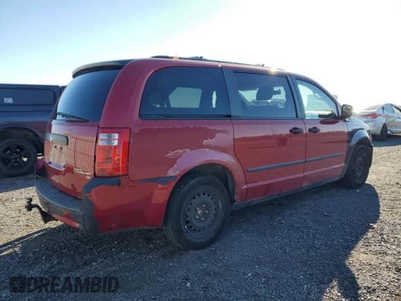 2009 Dodge Grand Caravan SE with VIN 2D8HN44E79R537938, listed as a Copart auction lot 90581805 with 162,506 mi miles and Salvage title. Bid and sale history available at DreamBid. Image 3.