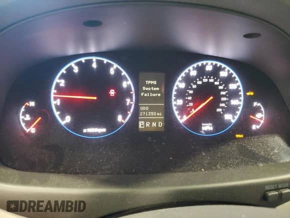 2007 Hyundai Azera SE с VIN KMHFC46F57A243839, выставлен на аукционе Copart как лот 47177895 с пробегом 271 350 миль миль и Списание • Salvage title. История ставок и продаж доступна на DreamBid. Изображение 9.