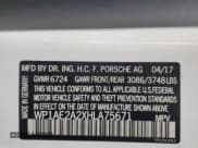 ✅ 2017 Porsche Cayenne S E-Hybrid • VIN: WP1AE2A2XHLA75671 • Lot: 76419144. Listed on Copart with 98,898 mi. Free auction sales archive from the USA and detailed vehicle history report at DreamBid. Image 13.