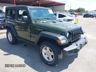 ✅ 2022 Jeep Wrangler Sport S • VIN: 1C4GJXAN4NW257620 • Лот: 43206224. Опубликован ранее на IAAI с пробегом 37 396 миль. Бесплатный доступ к архиву аукционных продаж из США и подробный отчёт об истории автомобиля на DreamBid. Изображение 1.