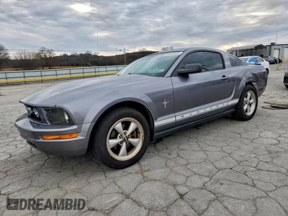 ✅ 2007 Ford Mustang Deluxe • VIN: 1ZVFT80N875247708 • Lot: 93498935. Listed on Copart with 156,723 mi. Free auction sales archive from the USA and detailed vehicle history report at DreamBid. Image 1.