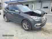 2018 Hyundai Santa Fe 2.4L with VIN 5XYZU3LB7JG513154, listed as a Copart auction lot 71161875 with 75,398 mi miles and Salvage title. Bid and sale history available at DreamBid. Image 4.