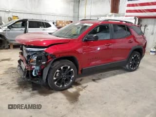 ✅ 2025 Chevrolet Equinox AWD RS • VIN: 3GNAXTEG9SL147115 • Lot: 62776095. Wystawiony na Copart z przebiegiem 13 714 mil. Bezpłatny archiwum sprzedaży aukcyjnych z USA i szczegółowy raport historii pojazdu na DreamBid. Zdjęcie 1.