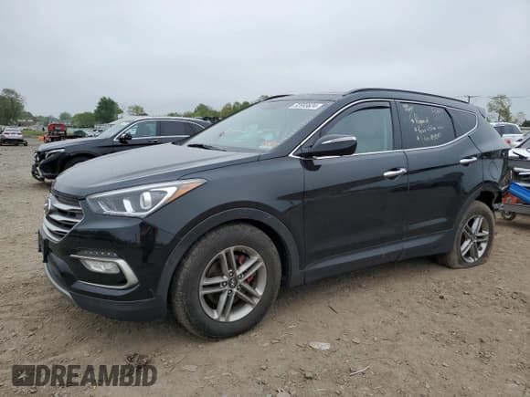 ✅ 2017 Hyundai Santa Fe 2.4L • VIN: 5NMZUDLB3HH034218 • Лот: 52593624. Опубликован ранее на Copart с пробегом 80 657 миль. Бесплатный доступ к архиву аукционных продаж из США и подробный отчёт об истории автомобиля на DreamBid. Изображение 1.
