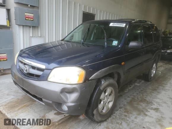 ✅ 2003 Mazda Tribute LX • VIN: 4F2YZ04143KM01619 • Lot: 46499985. Listed on Copart with 104,997 mi. Free auction sales archive from the USA and detailed vehicle history report at DreamBid. Image 1.