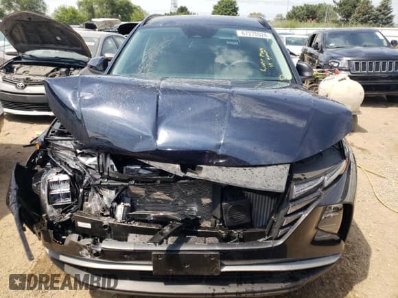 ✅ 2024 Hyundai Tucson Blue • VIN: KM8JBCD14RU210184 • Lot: 67270524. Listed on Copart with 5,463 mi. Free auction sales archive from the USA and detailed vehicle history report at DreamBid. Image 5.
