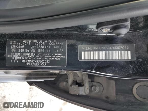 ✅ 2009 Hyundai Accent Auto GLS • VIN: KMHCN46CX9U302033 • Лот: 75247344. Опубликован ранее на Copart с пробегом 135 800 миль. Бесплатный доступ к архиву аукционных продаж из США и подробный отчёт об истории автомобиля на DreamBid. Изображение 12.