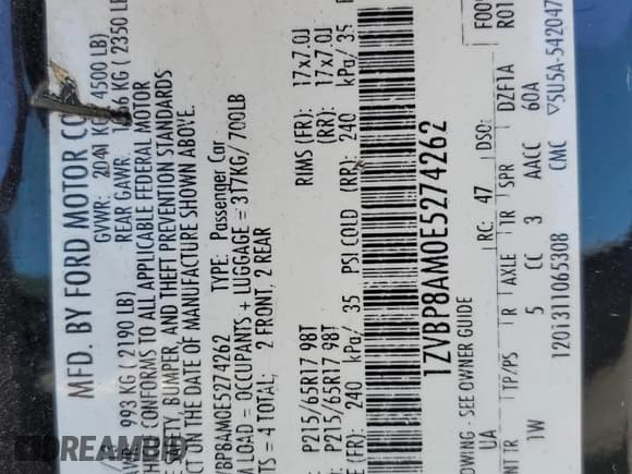 ✅ 2014 Ford Mustang V6 • VIN: 1ZVBP8AM0E5274262 • Лот: 82418225. Опубликован ранее на Copart с пробегом 159 355 миль. Бесплатный доступ к архиву аукционных продаж из США и подробный отчёт об истории автомобиля на DreamBid. Изображение 12.