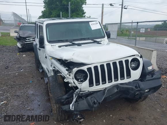 ✅ 2022 Jeep Wrangler Unlimited Sport S • VIN: 1C4HJXDGXNW201781 • Лот: 42503489. Опубликован ранее на IAAI с пробегом 43 576 миль. Бесплатный доступ к архиву аукционных продаж из США и подробный отчёт об истории автомобиля на DreamBid. Изображение 6.