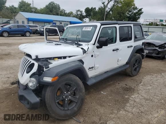 ✅ 2021 Jeep Wrangler Unlimited Sport Altitude • VIN: 1C4HJXDN6MW518308 • Лот: 70818175. Опубликован ранее на Copart с пробегом Не указан. Бесплатный доступ к архиву аукционных продаж из США и подробный отчёт об истории автомобиля на DreamBid. Изображение 1.