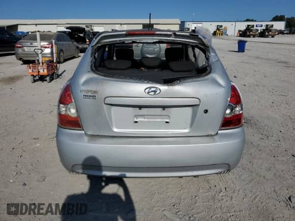 2008 Hyundai Accent GS with VIN KMHCM36C58U066144, listed as a Copart auction lot 74918044 with 177,548 mi miles and Salvage title. Bid and sale history available at DreamBid. Image 6.