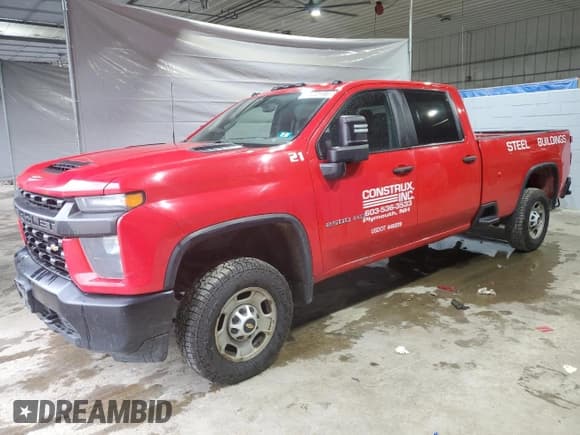 ✅ 2020 Chevrolet Silverado 2500HD Work Truck • VIN: 1GC4WLE78LF136269 • Lot: 63402195. Listed on Copart with 181,365 mi. Free auction sales archive from the USA and detailed vehicle history report at DreamBid. Image 1.