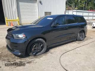 2018 Dodge Durango R/T with VIN 1C4SDHCT0JC281895, listed as a Copart auction lot 80491095 with 106,687 mi miles and Salvage title. Bid and sale history available at DreamBid. Image 1.