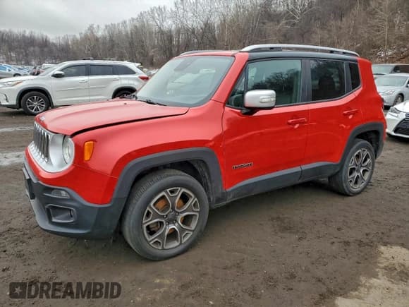 ✅ 2016 Jeep Renegade Limited • VIN: ZACCJBDT8GPD37899 • Lot: 96447205. Wystawiony na Copart z przebiegiem 165 026 mil. Bezpłatny archiwum sprzedaży aukcyjnych z USA i szczegółowy raport historii pojazdu na DreamBid. Zdjęcie 1.