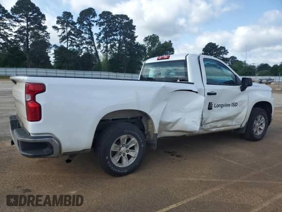 2022 Chevrolet Silverado 1500 Work Truck z VIN 3GCNWAED5NG156284, wystawiony jako Copart lot #53238345 z przebiegiem 44 476 mil mil oraz Szkoda całkowita • Salvage title. Historia ofert i sprzedaży dostępna na DreamBid. Obrazek 3.