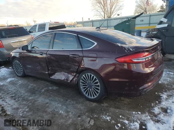 ✅ 2017 Ford Fusion Hybrid Titanium • VIN: 3FA6P0RU1HR110018 • Lot: 88431725. Listed on Copart with Not provided. Free auction sales archive from the USA and detailed vehicle history report at DreamBid. Image 2.