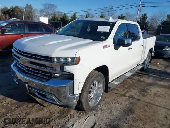 2020 Chevrolet Silverado 1500 LTZ с VIN 1GCUYGEDXLZ177976, выставлен на аукционе IAAI как лот 41621399 с пробегом 129 578 миль миль и . История ставок и продаж доступна на DreamBid. Изображение 2.