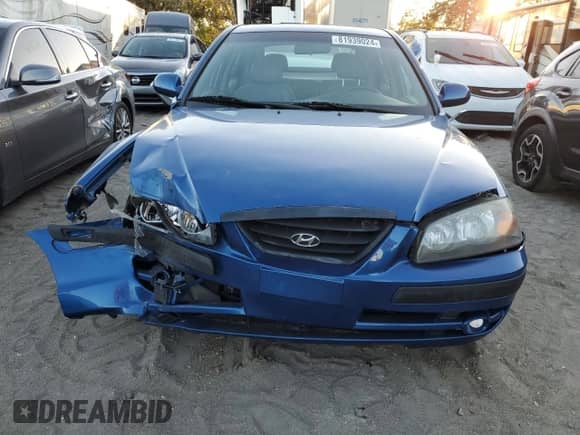 2006 Hyundai Elantra GLS z VIN KMHDN56DX6U182300, wystawiony jako Copart lot #81939024 z przebiegiem 75 975 mil mil oraz Nie do naprawy • Non repairable. Historia ofert i sprzedaży dostępna na DreamBid. Obrazek 5.