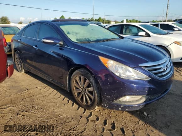✅ 2014 Hyundai Sonata Limited • VIN: 5NPEC4AC0EH892886 • Lot: 73733214. Listed on Copart with Not provided. Free auction sales archive from the USA and detailed vehicle history report at DreamBid. Image 4.