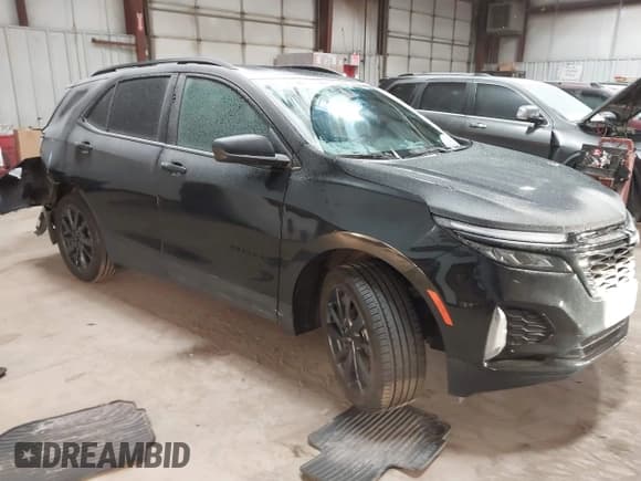 ✅ 2024 Chevrolet Equinox RS • VIN: 3GNAXWEG3RL222998 • Lot: 41281790. Listed on IAAI with 10,885 mi. Free auction sales archive from the USA and detailed vehicle history report at DreamBid. Image 1.