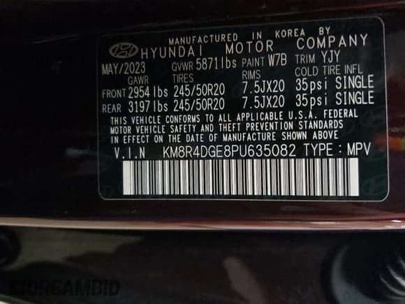 ✅ 2023 Hyundai Palisade SEL • VIN: KM8R4DGE8PU635082 • Lot: 84192174. Wystawiony na Copart z przebiegiem 15 921 mil. Bezpłatny archiwum sprzedaży aukcyjnych z USA i szczegółowy raport historii pojazdu na DreamBid. Zdjęcie 13.