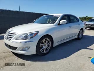 ✅ 2012 Hyundai Genesis 4.6L • VIN: KMHGC4DF1CU204536 • Lot: 82448945. Listed on Copart with 49,923 mi. Free auction sales archive from the USA and detailed vehicle history report at DreamBid. Image 1.