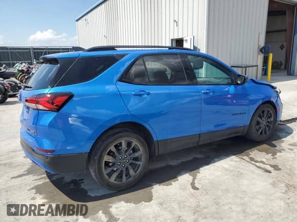 2024 Chevrolet Equinox RS с VIN 3GNAXWEG0RS205078, выставлен на аукционе Copart как лот 71448615 с пробегом 27 887 миль миль и Списание • Salvage title. История ставок и продаж доступна на DreamBid. Изображение 3.