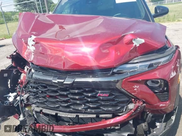 2025 Chevrolet TrailBlazer RS с VIN KL79MUSL8SB015909, выставлен на аукционе IAAI как лот 42469301 с пробегом 9 483 миль миль и . История ставок и продаж доступна на DreamBid. Изображение 12.