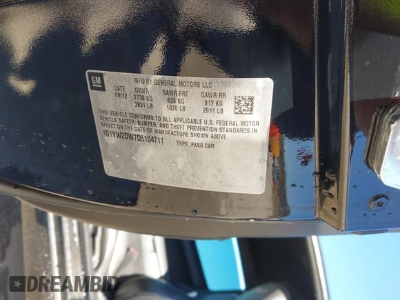 ✅ 2013 Chevrolet Corvette Grand Sport 3LT • VIN: 1G1YW2DW7D5104711 • Lot: 41669931. Wystawiony na IAAI z przebiegiem 62 867 mil. Bezpłatny archiwum sprzedaży aukcyjnych z USA i szczegółowy raport historii pojazdu na DreamBid. Zdjęcie 9.