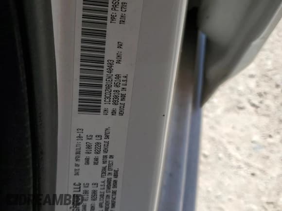 ✅ 2014 Dodge Avenger SE • VIN: 1C3CDZAB1EN140403 • Lot: 61310314. Wystawiony na Copart z przebiegiem 95 724 mil. Bezpłatny archiwum sprzedaży aukcyjnych z USA i szczegółowy raport historii pojazdu na DreamBid. Zdjęcie 12.