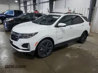 2023 Chevrolet Equinox RS с VIN 3GNAXWEGXPS109679, выставлен на аукционе Copart как лот 66487255 с пробегом 18 100 миль миль и Списание • Salvage title. История ставок и продаж доступна на DreamBid. Изображение 1.