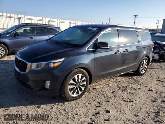 ✅ 2015 Kia Sedona SX • VIN: KNDMC5C10F6066659 • Лот: 90229845. Опубликован ранее на Copart с пробегом 114 109 миль. Бесплатный доступ к архиву аукционных продаж из США и подробный отчёт об истории автомобиля на DreamBid. Изображение 1.