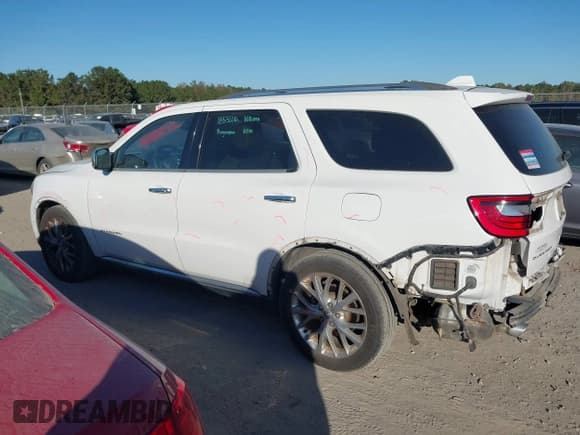 ✅ 2014 Dodge Durango Citadel • VIN: 1C4RDHEG8EC467835 • Lot: 43689991. Listed on IAAI with 121,306 mi. Free auction sales archive from the USA and detailed vehicle history report at DreamBid. Image 14.