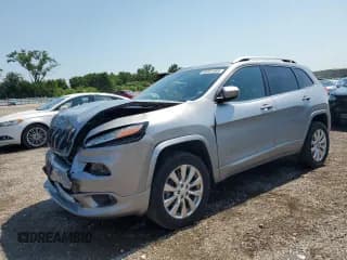 ✅ 2017 Jeep Cherokee Overland • VIN: 1C4PJMJS0HW567658 • Lot: 66531485. Listed on Copart with 148,517 mi. Free auction sales archive from the USA and detailed vehicle history report at DreamBid. Image 1.