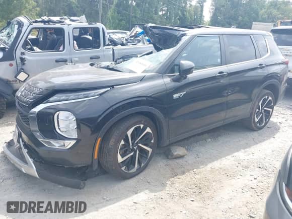 2023 Mitsubishi Outlander SE with VIN JA4T5UA94PZ045722, listed as a IAAI auction lot 43088606 with 49,555 mi miles and . Bid and sale history available at DreamBid. Image 2.