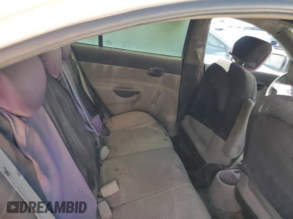 2008 Hyundai Accent GLS with VIN KMHCN46C58U228423, listed as a Copart auction lot 65271274 with Not provided miles and Non repairable. Bid and sale history available at DreamBid. Image 10.