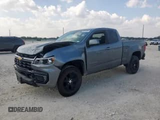 ✅ 2021 Chevrolet Colorado 2WD LT • VIN: 1GCHSCEA3M1260036 • Лот: 59041835. Опубликован ранее на Copart с пробегом 44 001 миль. Бесплатный доступ к архиву аукционных продаж из США и подробный отчёт об истории автомобиля на DreamBid. Изображение 1.