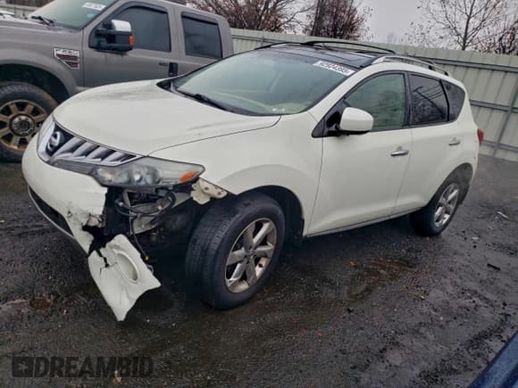✅ 2010 Nissan Murano LE • VIN: JN8AZ1MW6AW126221 • Lot: 92924395. Listed on Copart with 115,480 mi. Free auction sales archive from the USA and detailed vehicle history report at DreamBid. Image 1.