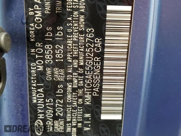 ✅ 2016 Hyundai Veloster Turbo Rally Edition • VIN: KMHTC6AE5GU252763 • Лот: 85562035. Опубликован ранее на Copart с пробегом 122 764 миль. Бесплатный доступ к архиву аукционных продаж из США и подробный отчёт об истории автомобиля на DreamBid. Изображение 13.