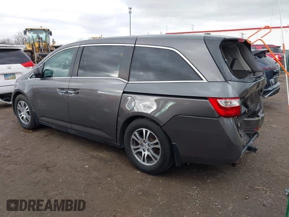 ✅ 2012 Honda Odyssey EX-L • VIN: 5FNRL5H61CB035527 • Lot: 43789118. Listed on IAAI with 163,426 mi. Free auction sales archive from the USA and detailed vehicle history report at DreamBid. Image 3.