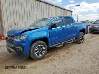 ✅ 2021 Chevrolet Colorado 4WD Z71 • VIN: 1GCGTDEN7M1152858 • Lot: 81662255. Wystawiony na Copart z przebiegiem 81 279 mil. Bezpłatny archiwum sprzedaży aukcyjnych z USA i szczegółowy raport historii pojazdu na DreamBid. Zdjęcie 1.