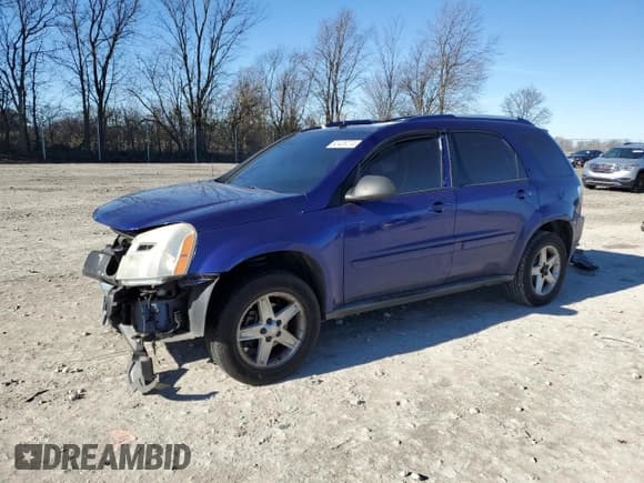 ✅ 2005 Chevrolet Equinox LT • VIN: 2CNDL73F956179392 • Лот: 82428774. Опубликован ранее на Copart с пробегом 196 387 миль. Бесплатный доступ к архиву аукционных продаж из США и подробный отчёт об истории автомобиля на DreamBid. Изображение 1.