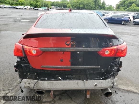 ✅ 2014 Infiniti Q50 Sport • VIN: JN1BV7AR7EM703100 • Lot: 58208095. Listed on Copart with 92,702 mi. Free auction sales archive from the USA and detailed vehicle history report at DreamBid. Image 6.