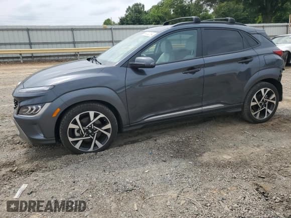 ✅ 2022 Hyundai Kona Limited • VIN: KM8K5CA33NU813204 • Лот: 64242184. Опубликован ранее на Copart с пробегом 24 763 миль. Бесплатный доступ к архиву аукционных продаж из США и подробный отчёт об истории автомобиля на DreamBid. Изображение 1.